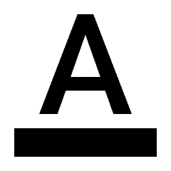 Format Color Text Icon from Outlined Line - Streamline Material Set