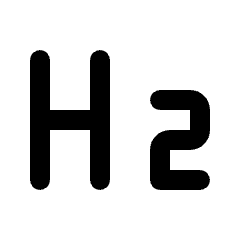 Format H2 Fill Icon from Rounded Fill - Streamline Material Set
