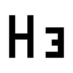Format H3 Fill Icon from Sharp Fill - Streamline Material Set