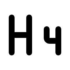 Format H4 Fill Icon from Rounded Fill - Material Pro Set