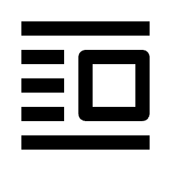 Format Image Right Icon from Outlined Line - Material Pro Set