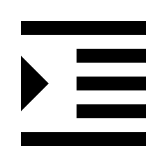 Format Indent Increase Icon from Sharp Line - Streamline Material Set