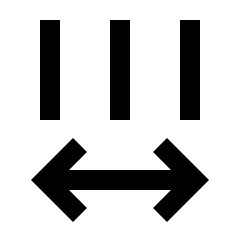 Format Letter Spacing Icon from Sharp Line - Streamline Material Set