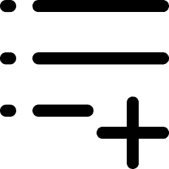 Format List Add Icon from Flex Line Set