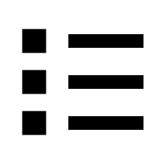 Format List Bulleted Icon from Sharp Line - Streamline Material Set
