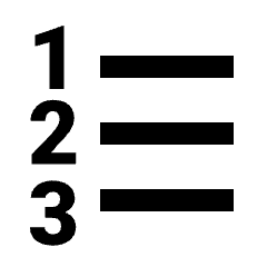 Format List Numbered Fill Icon from Sharp Fill - Material Pro Set