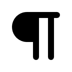 Format Paragraph Fill Icon from Rounded Fill - Streamline Material Set