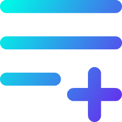Format Text Block Add Icon from Flex Gradient Set