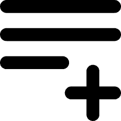 Format Text Block Add Icon from Core Solid Set