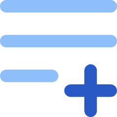 Format Text Block Add Icon from Flex Flat Set