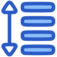 Format Text Line Spacing Icon from Plump Duo Set