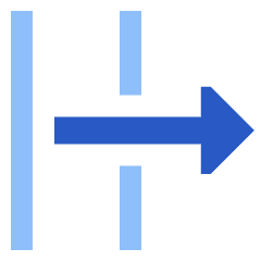 Format Text Overflow Icon from Sharp Flat Set