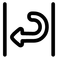 Format Text Wrap Icon from Plump Line Set