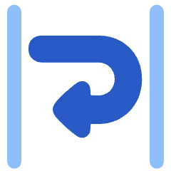 Format Text Wrap Icon from Plump Flat Set