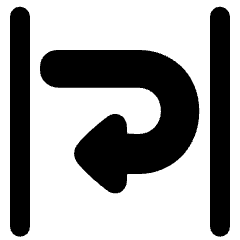 Format Text Wrap Icon from Plump Solid Set
