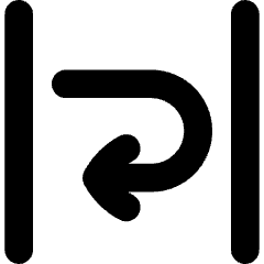 Format Text Wrap Icon from Flex Solid Set