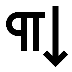 Format Textdirection Vertical Icon from Sharp Line - Material Pro Set