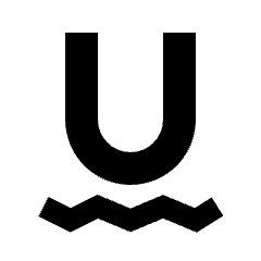 Format Underlined Squiggle Fill Icon from Sharp Fill - Streamline Material Set