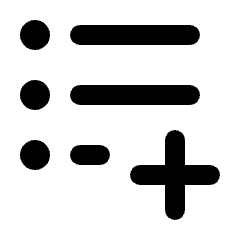 Forms Add On Icon from Rounded Line - Material Pro Set