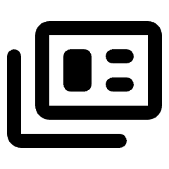 Full Coverage Icon from Rounded Line - Streamline Material Set