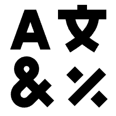 Glyphs Icon from Sharp Line - Streamline Material Set