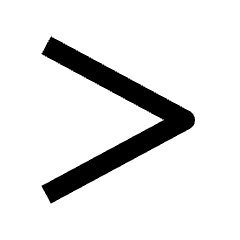 Greater Than Icon from Outlined Line - Streamline Material Set