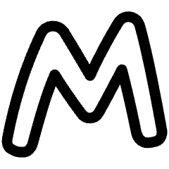 Handwritten Font Icon from Plump Line Set