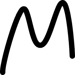 Handwritten Font Icon from Flex Line Set