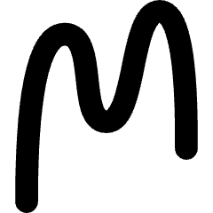 Handwritten Font Icon from Core Solid Set