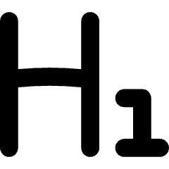 Heading 1 Paragraph Styles Heading Icon from Flex Solid Set