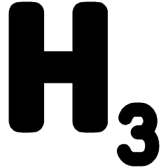 Heading 3 Paragraph Styles Heading Icon from Plump Solid Set