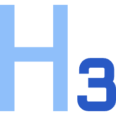 Heading 3 Paragraph Styles Heading Icon from Sharp Flat Set