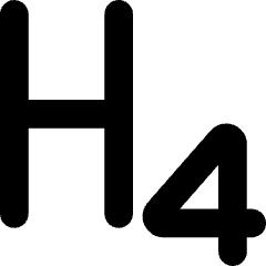 Heading 4 Paragraph Styles Heading Icon from Core Solid Set