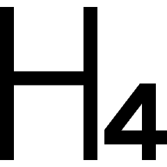 Heading 4 Paragraph Styles Heading Icon from Sharp Line Set