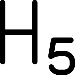 Heading 5 Paragraph Styles Heading Icon from Core Line Set