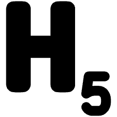 Heading 5 Paragraph Styles Heading Icon from Plump Solid Set
