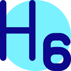 Heading 6 Paragraph Styles Heading Icon from Core Pop Set