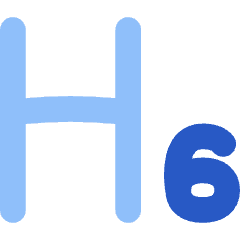 Heading 6 Paragraph Styles Heading Icon from Flex Flat Set