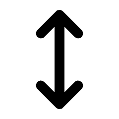 Height Icon from Rounded Line - Streamline Material Set