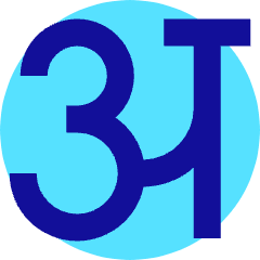 Hindi Alphabet Icon from Sharp Pop Set