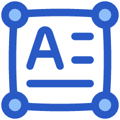 Horizontal Text Box Icon from Plump Duo Set