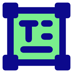 Horizontal Text Box Icon from Core Pop Set