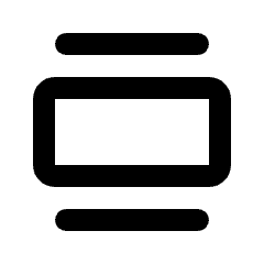 Image Center Icon from Rounded Line - Streamline Material Set