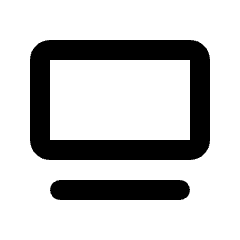 Image Top Icon from Rounded Line - Streamline Material Set