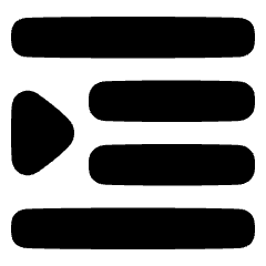 Increase Indent Icon from Plump Solid Set