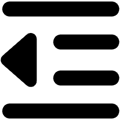 Indent Increase 2 Icon from Micro Solid Set