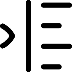 Indent Left Icon from Flex Line Set