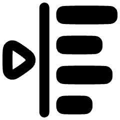 Indent Left Icon from Plump Remix Set