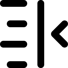 Indent Right Icon from Micro Line Set