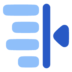 Indent Right Icon from Plump Flat Set